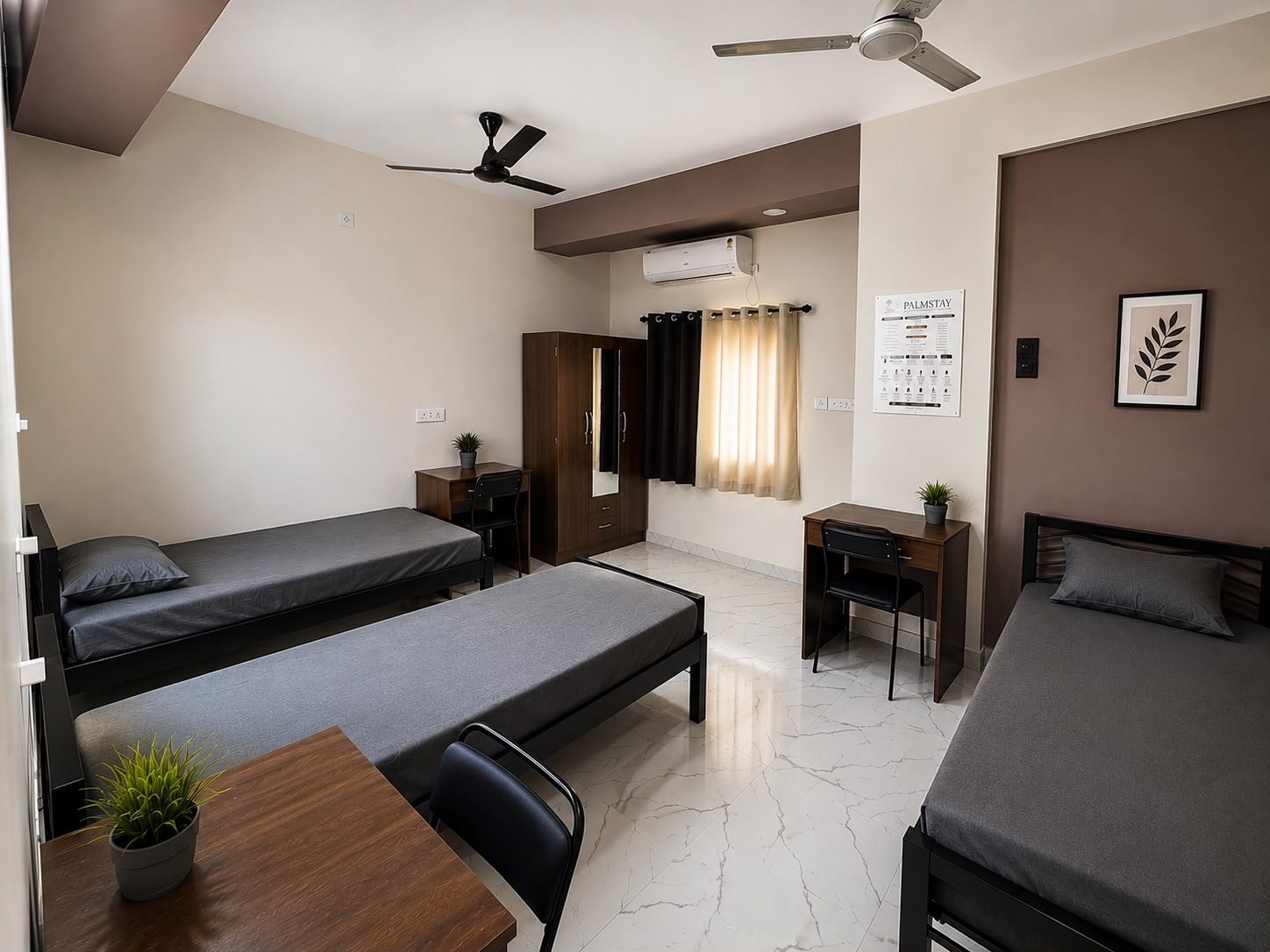 🛏️ Triple Sharing Room